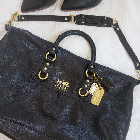 Coach Handbags - Coach Madison Sabrina Convertible Strap Satchel